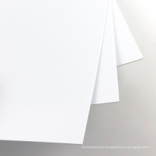 300 Mircon Plastic Matt White PVC Sheet White PVC Sheet Roll For ECO Friendly Inkjet Printing